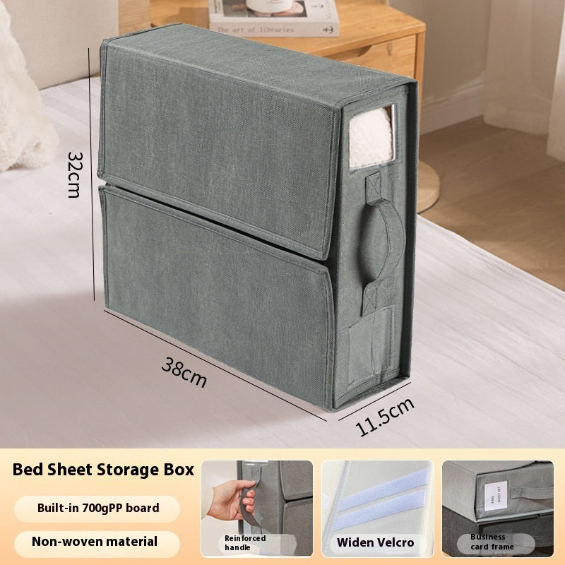 Oxford Cloth Storage Box for Tidy Sheets and Clothes