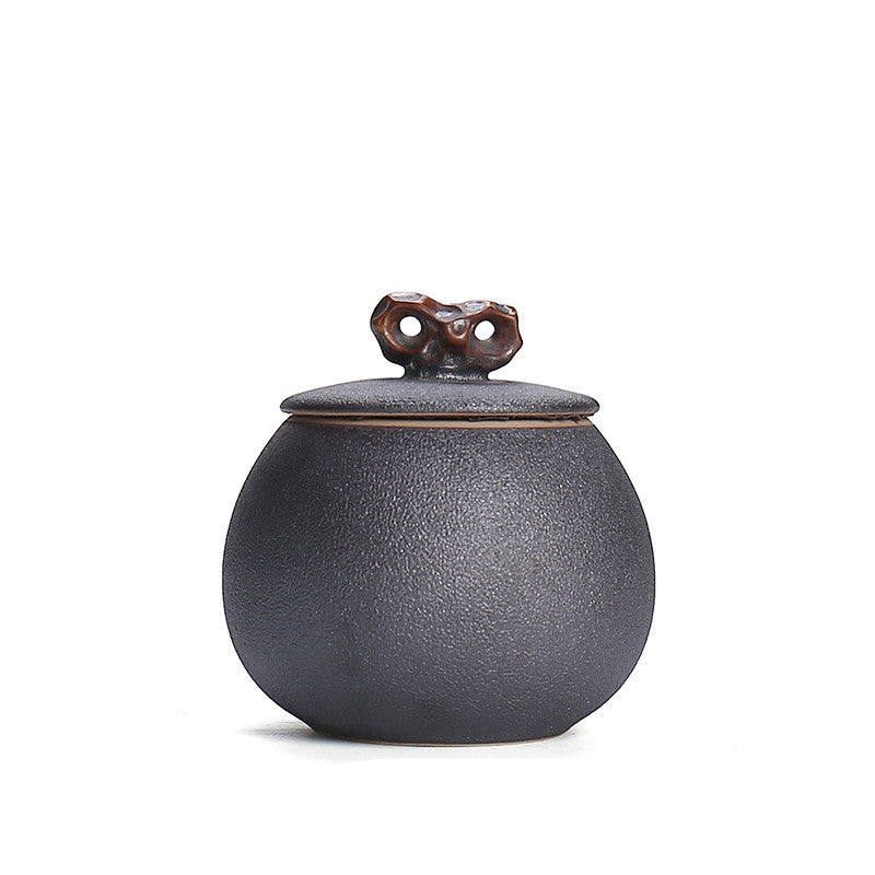 Elegant Ceramic Tea Caddy for Fresh Tea Storage