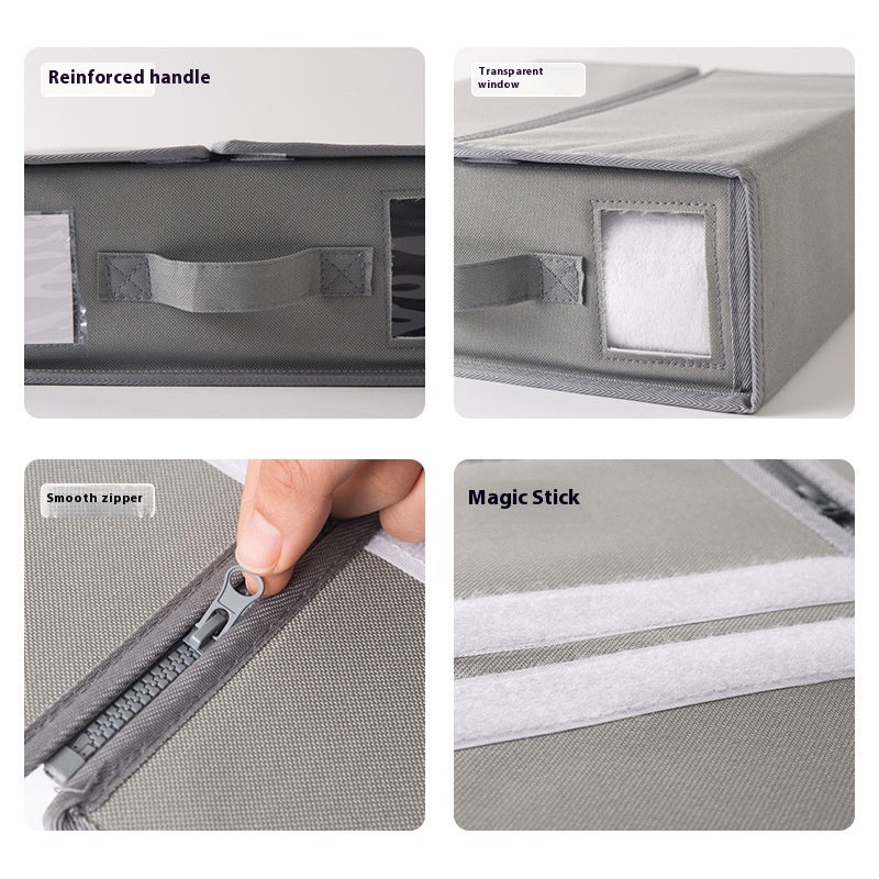 Oxford Cloth Storage Box for Tidy Sheets and Clothes