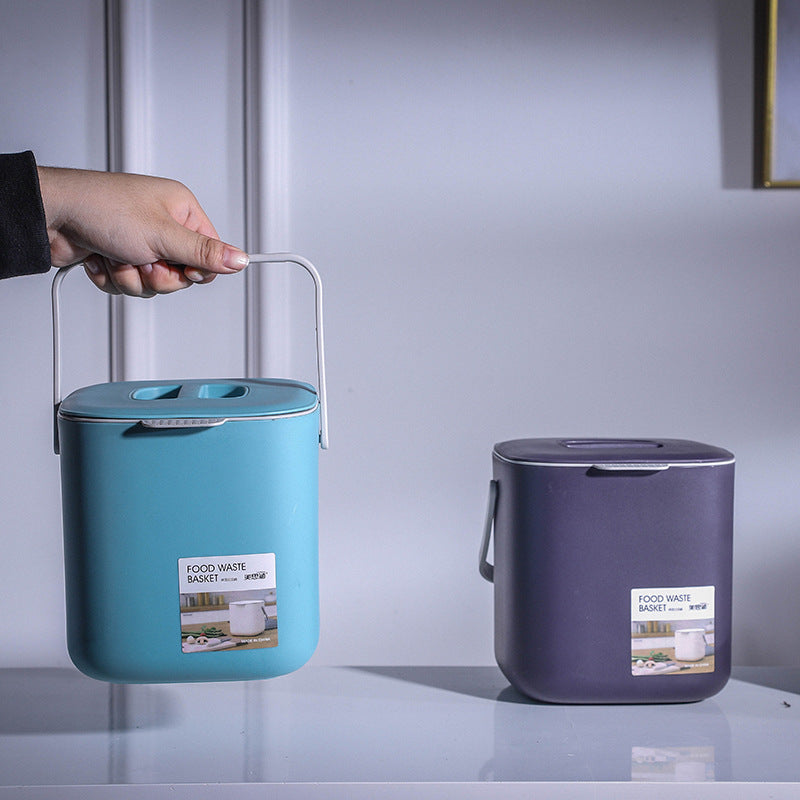 Portable Garbage Bin with Lid for Clean, Fresh Spaces