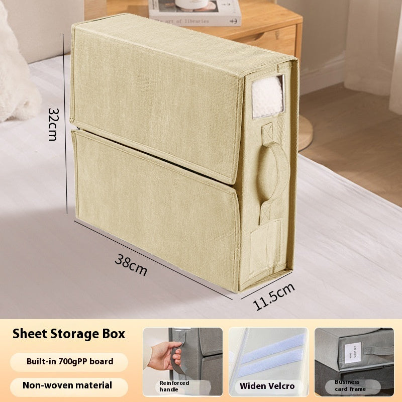 Oxford Cloth Storage Box for Tidy Sheets and Clothes