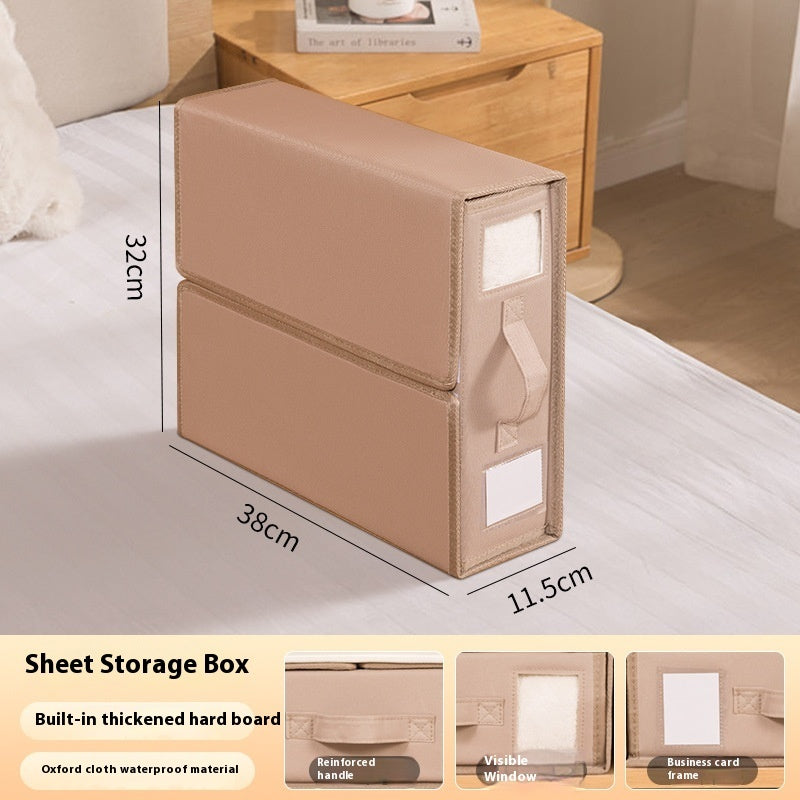 Oxford Cloth Storage Box for Tidy Sheets and Clothes