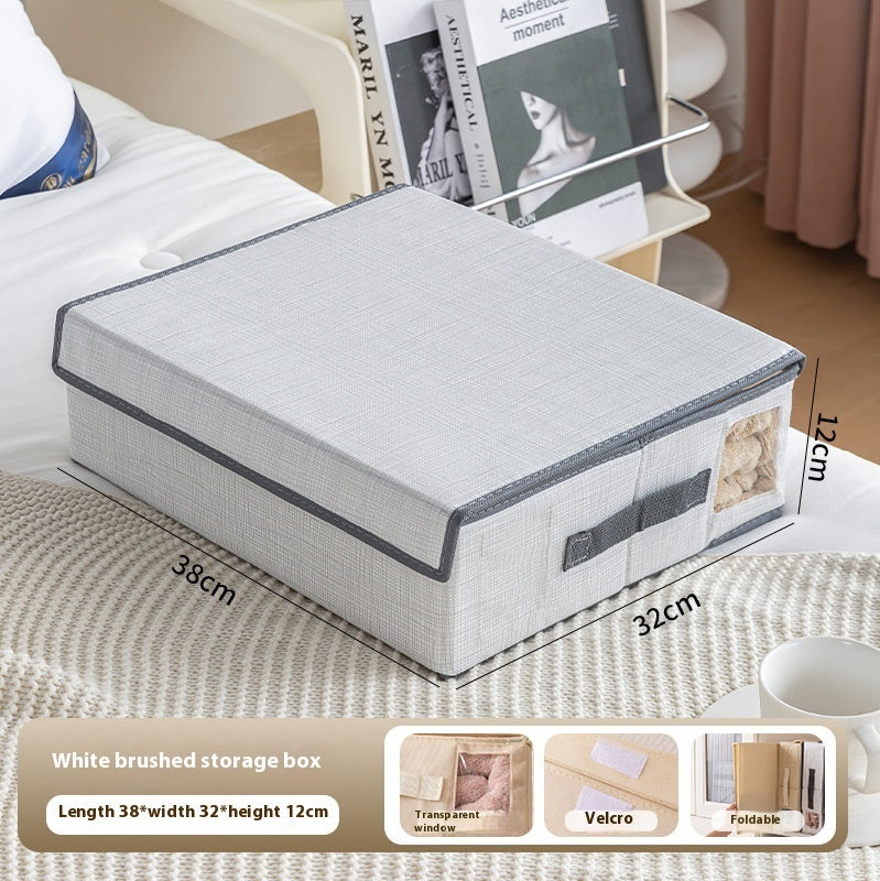 Oxford Cloth Storage Box for Tidy Sheets and Clothes