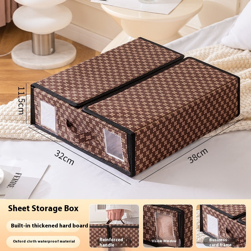 Oxford Cloth Storage Box for Tidy Sheets and Clothes
